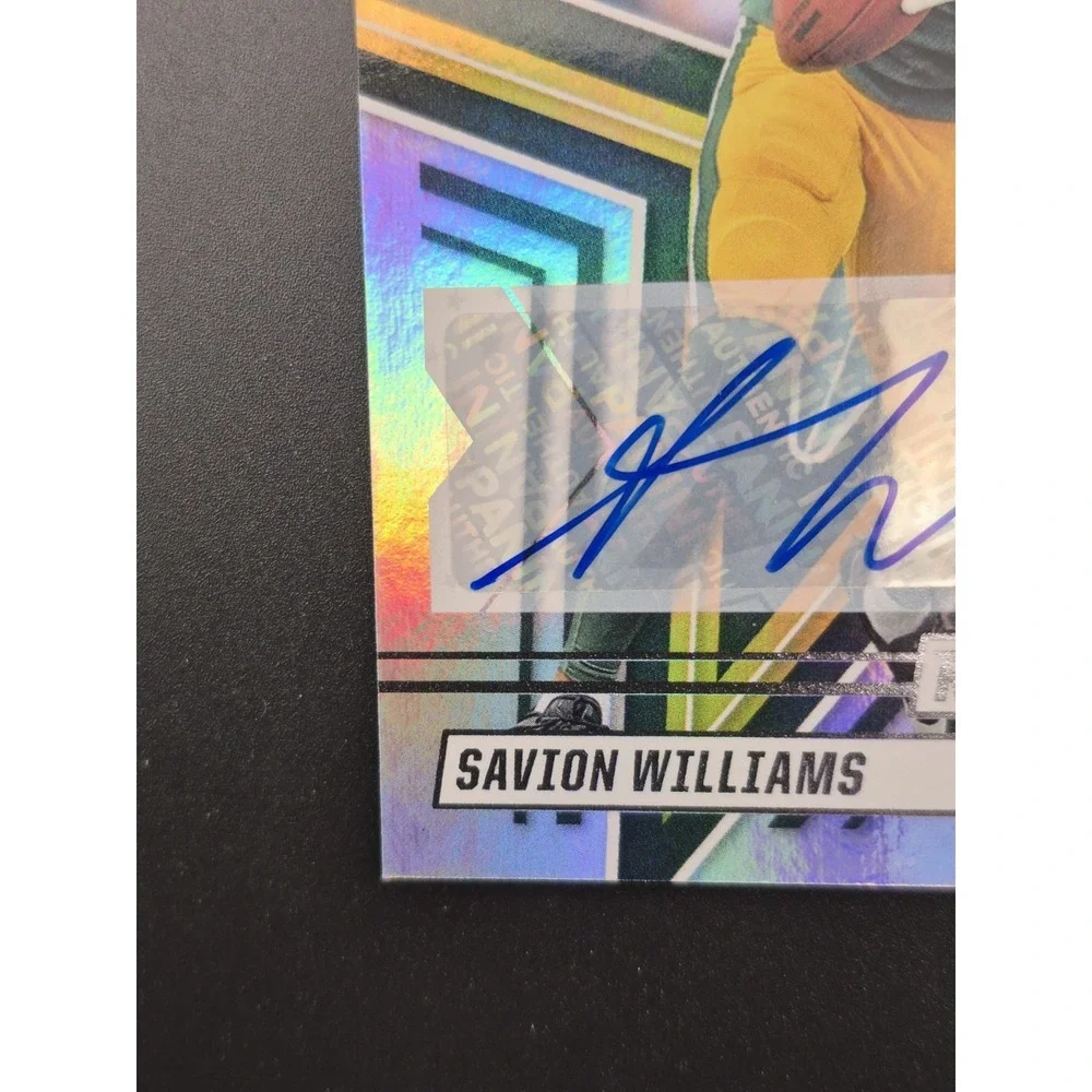 2025 Panini Rookies & Stars Savion Williams #174 Rookie Signatures Silver (RC)